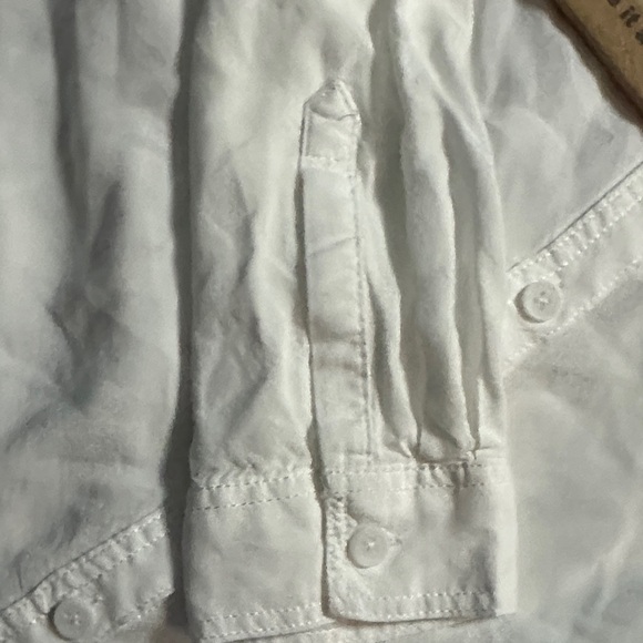 Beachlunchlounge White Button-Down Casey Shirt Small - Picture 7 of 7